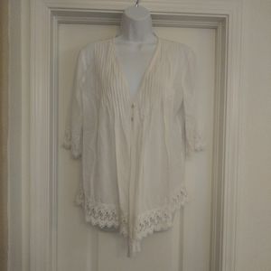 Victoria's Secret Moda Crochet Trim Shirt